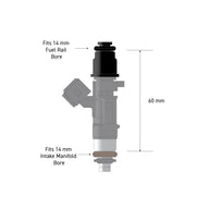 Fuel Injector Adapter - 14mm 3/4 to Full Length