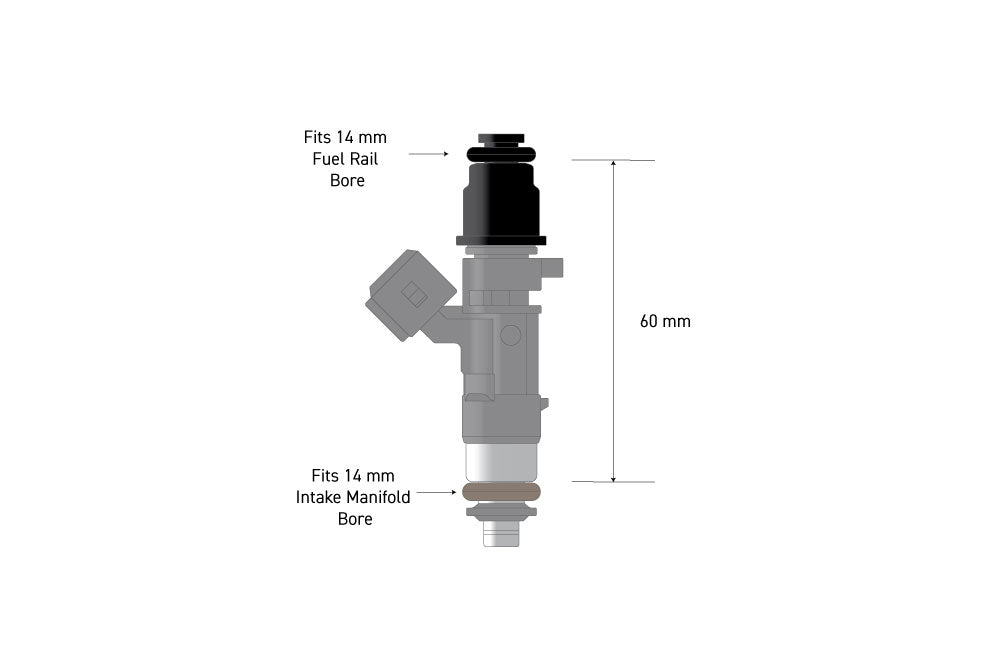Fuel Injector Adapter - 14mm 3/4 to Full Length