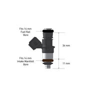 Bosch 1462cc injectors - Flowmatched set of 4 (0280158333)
