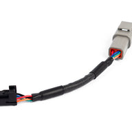 Haltech CAN Adaptor Cable DTM-4 Female Receptacle/Socket to 8 pin Black Tyco