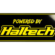 Powered By Haltech Vanity Plate Length: 380mm x 140mm