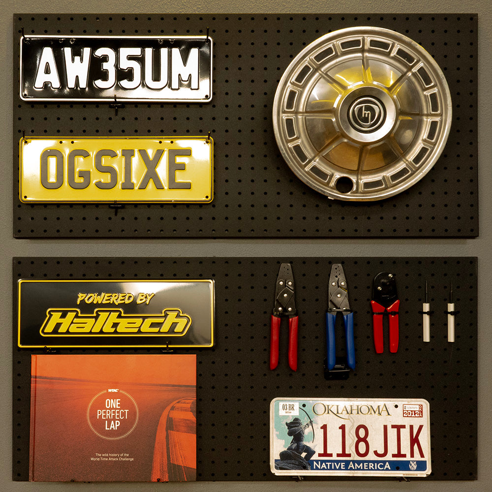 Powered By Haltech Vanity Plate Length: 380mm x 140mm