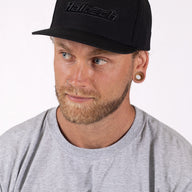 Haltech Snap Back Black on Black Size: One size fits all.