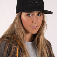 Haltech Snap Back Black on Black Size: One size fits all.