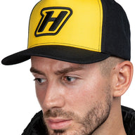 Haltech Snap Back Yellow with H Logo Size: One size fits all.