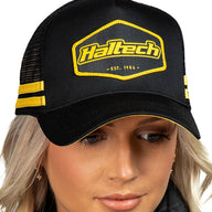 Haltech Snap Back Striped Trucker Size: One size fits all.