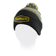 Haltech Stripe beanie with pom pom Size: One size fits all.