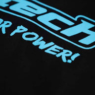 Haltech "Classic" T-Shirt Black with Blue Logo Size: 2XL