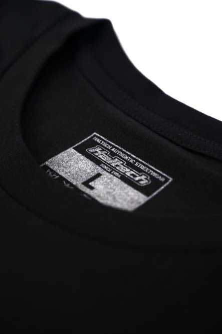 Haltech "Classic" T-Shirt Black with Blue Logo Size: S