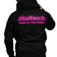 Haltech "Classic" Hoodie Black Pink