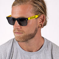 Haltech Sunglasses Black and Yellow