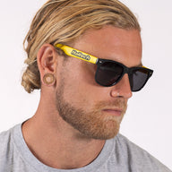 Haltech Sunglasses Black and Yellow