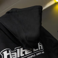 Haltech "Classic" Hoodie Black with White Logo Size: XS