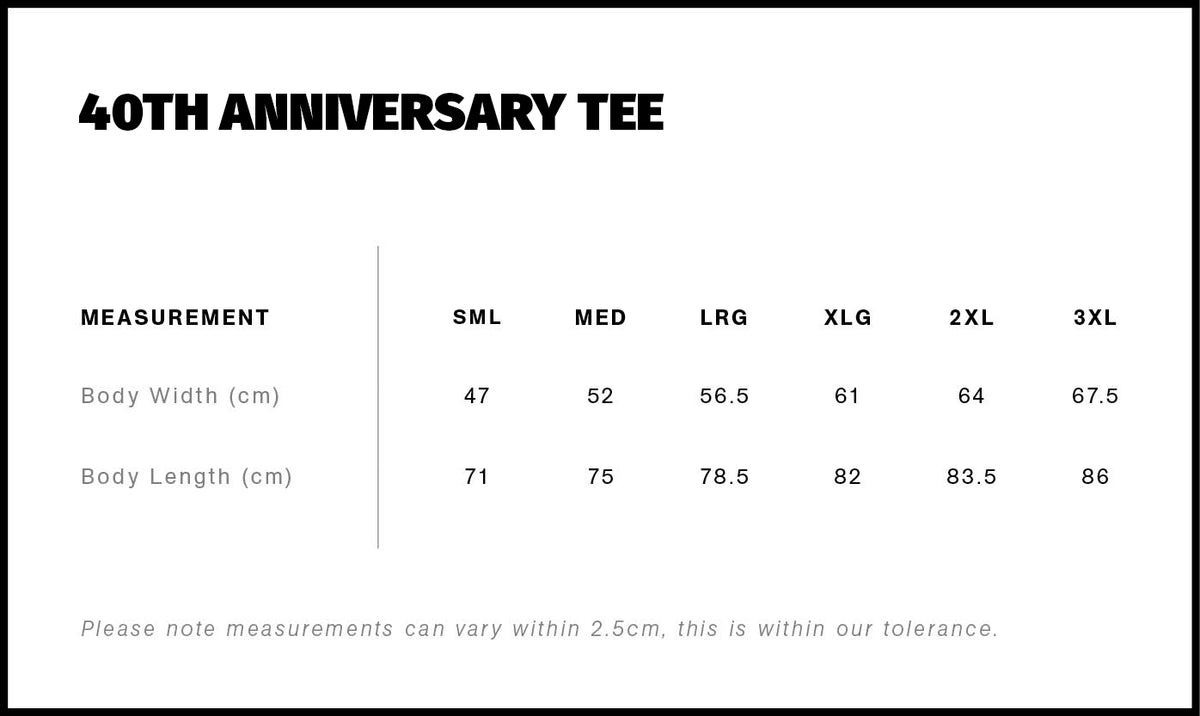 Haltech 40th Anniversary T-Shirt