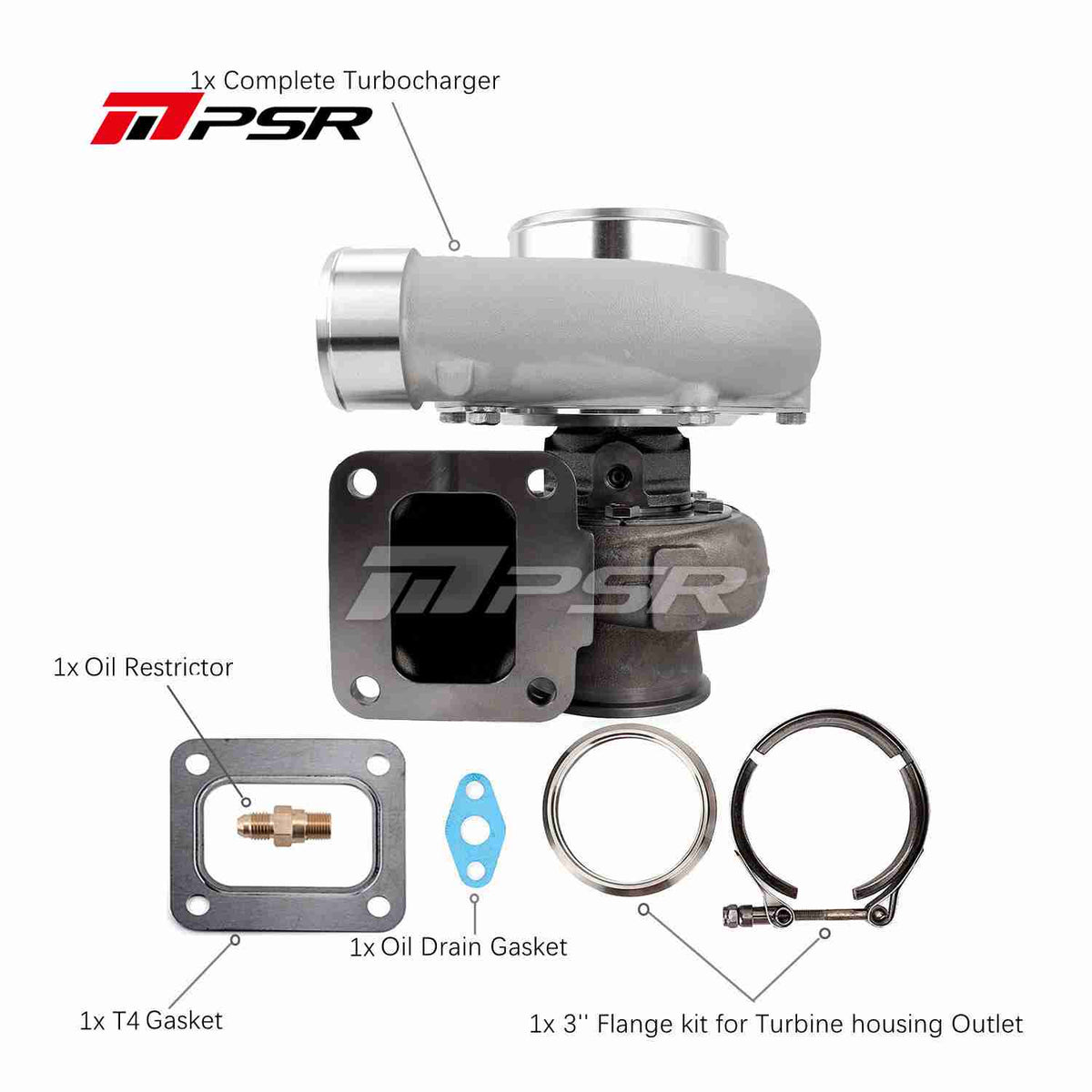 PSR3576 Gen2 Dual Ball Bearing Turbocharger