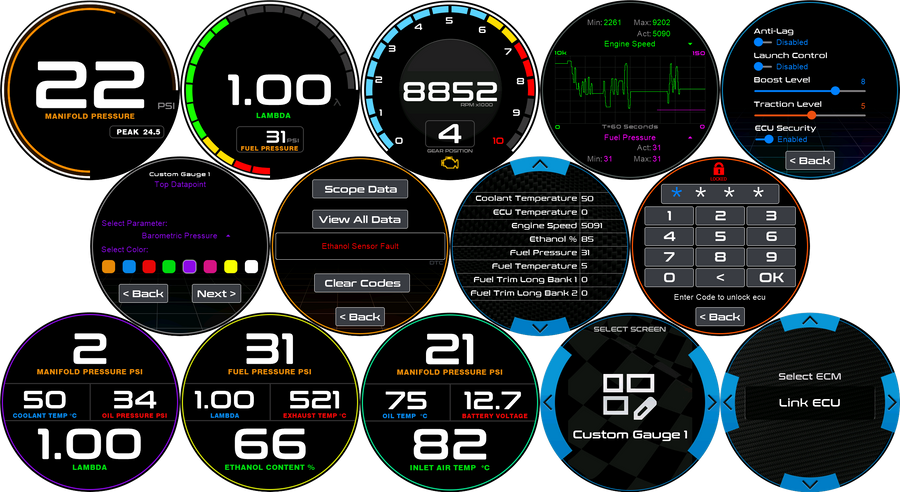 52mm CAN Digital Controller Gauge- Made In NZ