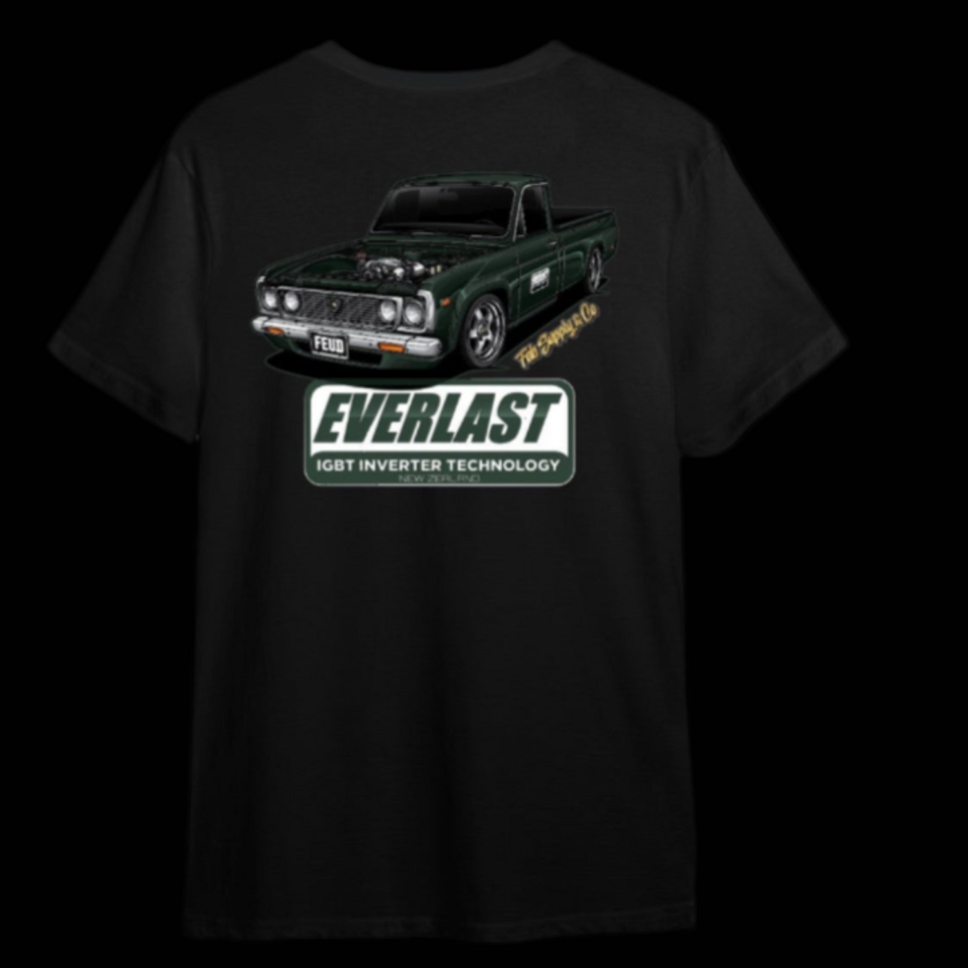 VINNY FAB EVERYLAST REPU BLACK TSHIRT - BACK