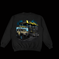 VINNY FAB GAS STATION CREWNECK DESIGN - BACK