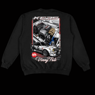 Vinny Fab Toyota Ke35 BLACK Crew BACK DESIGN