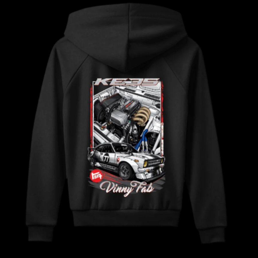Vinny Fab Toyota Ke35 BLACK Hoodie