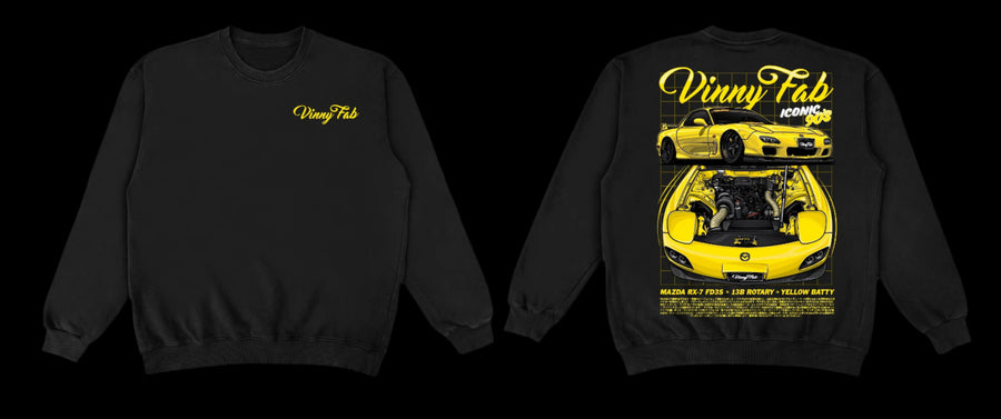 Vinny Fab RX-7 Crewneck