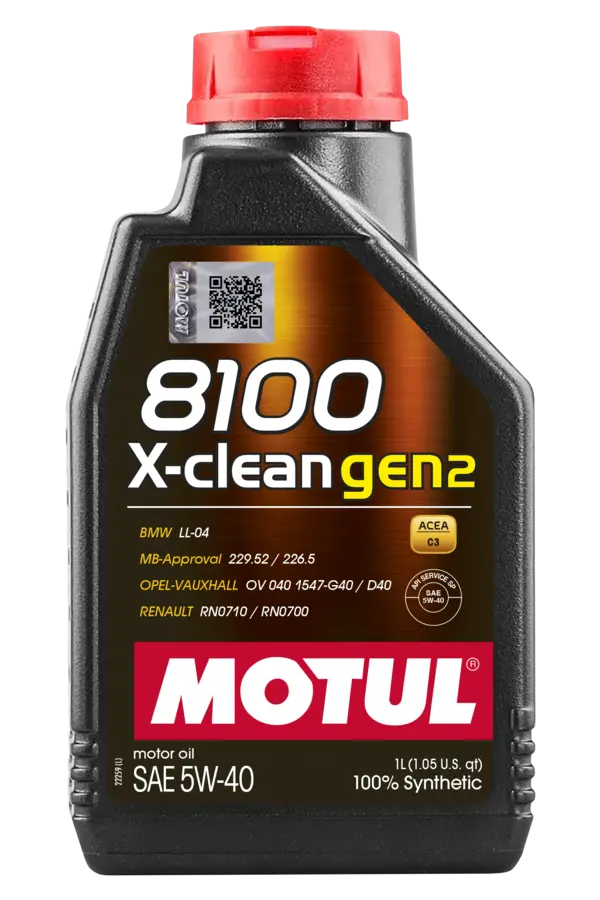 MOTUL 8100 X-CLEAN GEN2 5W-40