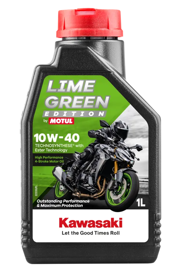 KAWASAKI LIME GREEN BY MOTUL 10W-40 4T
