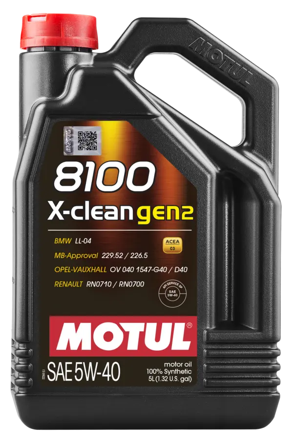 MOTUL 8100 X-CLEAN GEN2 5W-40