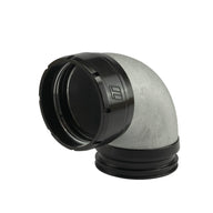 LockSleeve Turbo Adapter Compressor Outlet 2.50" to 90 Elbow Plazmaclamp 2.50"