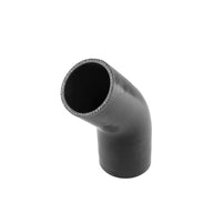 Silicon 45 Degree Reducer - Elbow 2.25"-2.50" (Black)