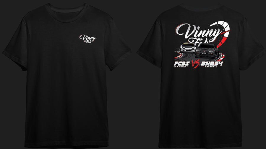 Vinny Fab FC3S Vs BNR34 T Shirt