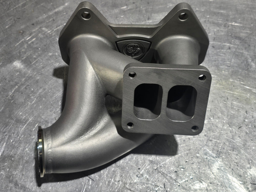 FC3S RX-7 T4 Twin Scroll Turbo Manifold – Single Wastegate