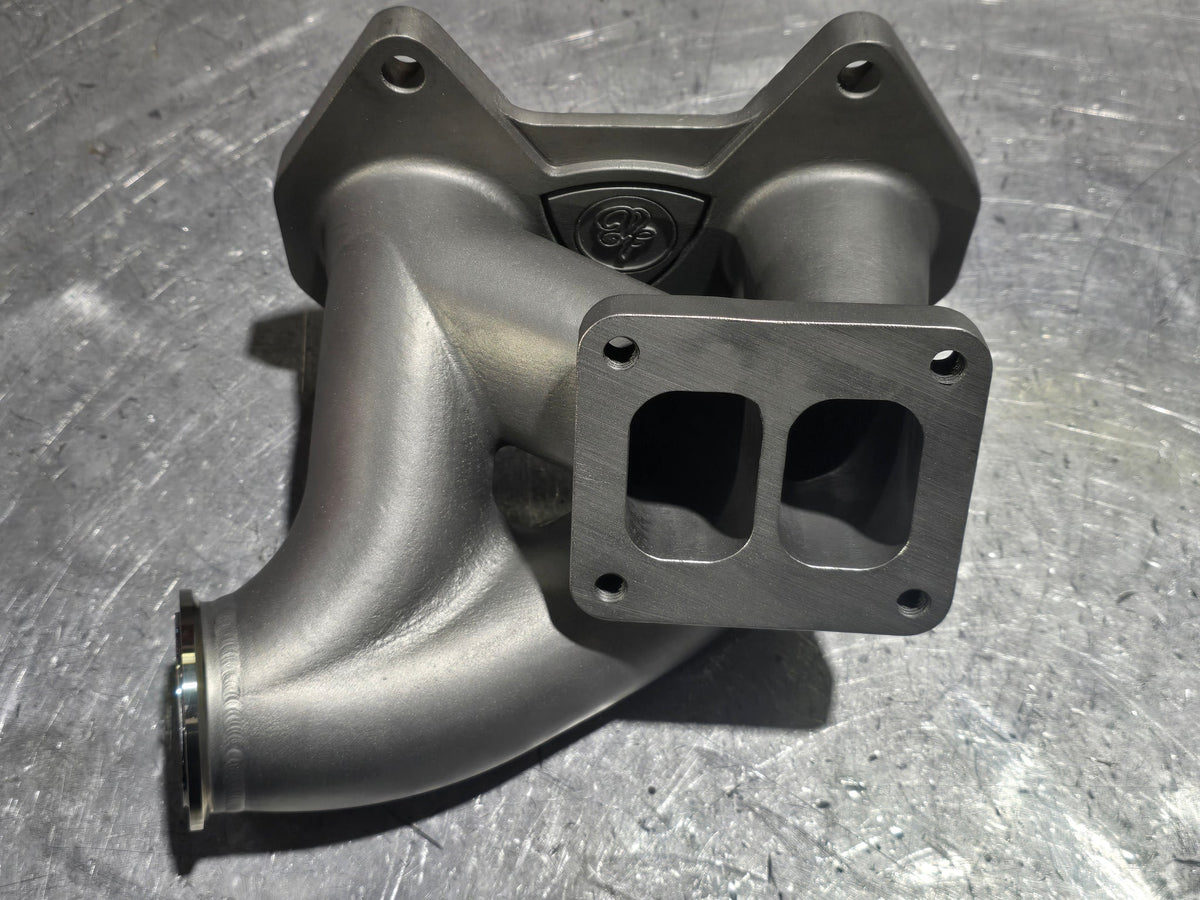 FC3S RX-7 T4 Twin Scroll Turbo Manifold - Single Wastegate