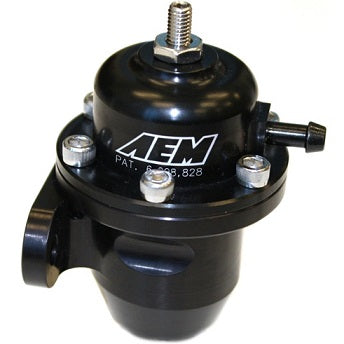 AEM Fuel Pressure Regulator, Honda H22A, F20B, 20-60 PSI, 25-303BK